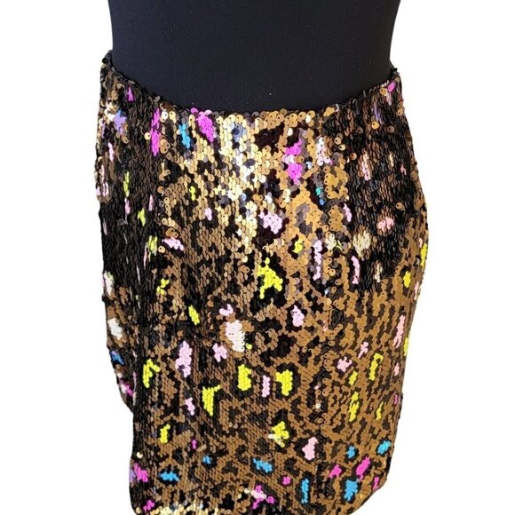 Cosmopolitan Sequin Crop Top Or Skirt Separates Dress the Population NWT - Picture 10 of 16